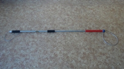 Odchytová tyč 155 cm nerezová s pružinovým spätným chodom slučky 