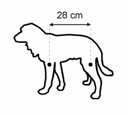 28 cm košieľka S - SAMEC